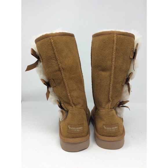 NWOT Koolaburra Camel Mid calf boots faux fur lined in Women size 6 - Picture 4 of 10
